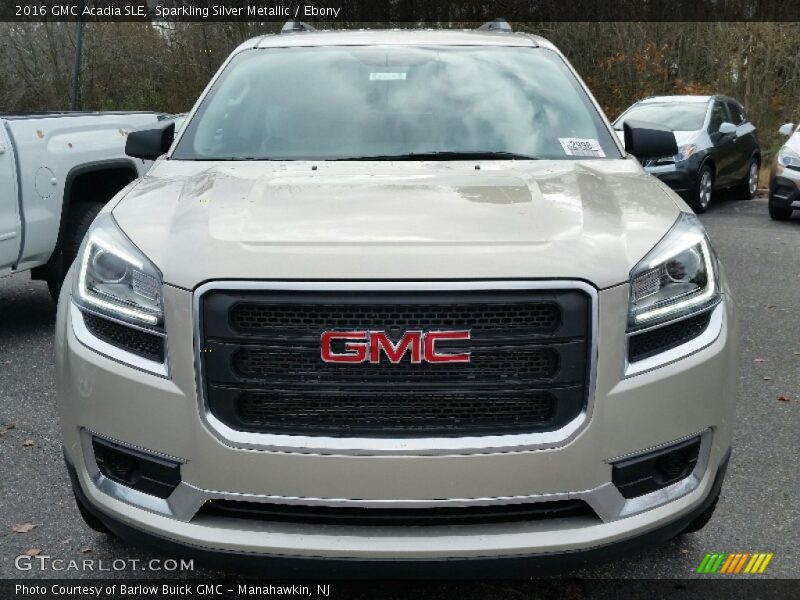 Sparkling Silver Metallic / Ebony 2016 GMC Acadia SLE