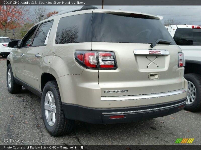Sparkling Silver Metallic / Ebony 2016 GMC Acadia SLE