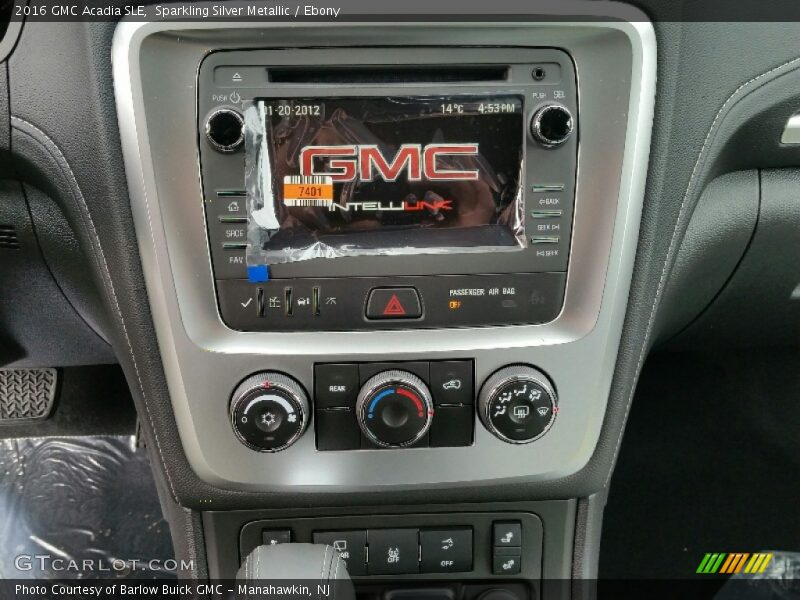 Sparkling Silver Metallic / Ebony 2016 GMC Acadia SLE