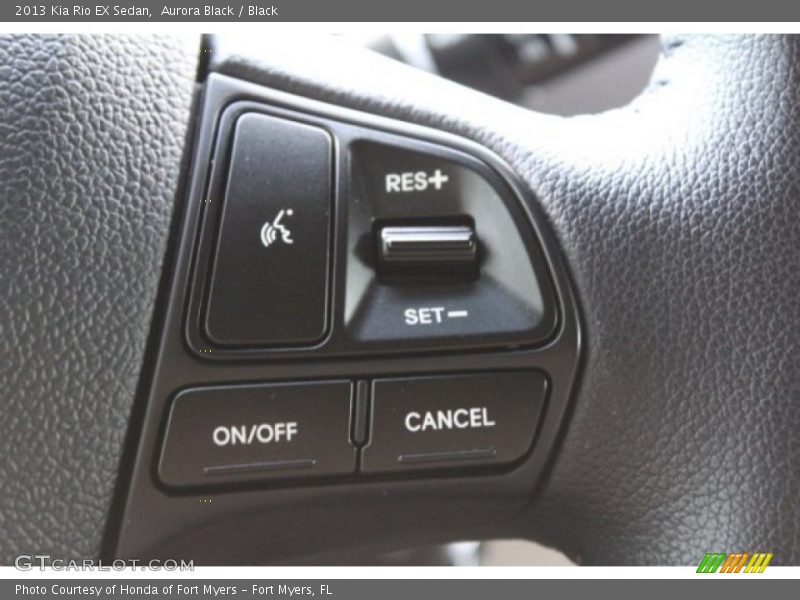 Aurora Black / Black 2013 Kia Rio EX Sedan