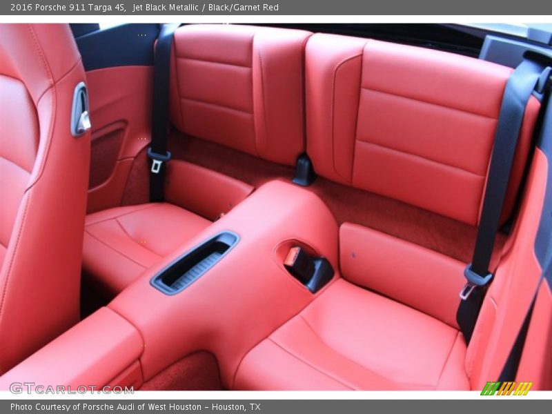 Rear Seat of 2016 911 Targa 4S