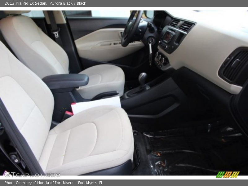Aurora Black / Black 2013 Kia Rio EX Sedan