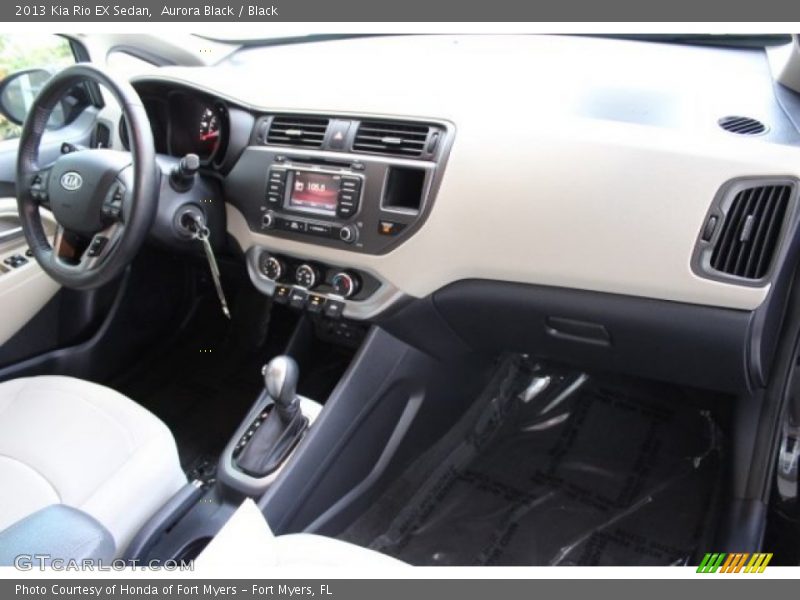 Aurora Black / Black 2013 Kia Rio EX Sedan