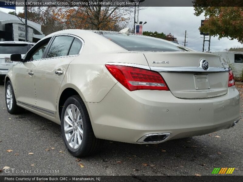 Sparkling Silver Metallic / Light Neutral 2016 Buick LaCrosse Leather Group