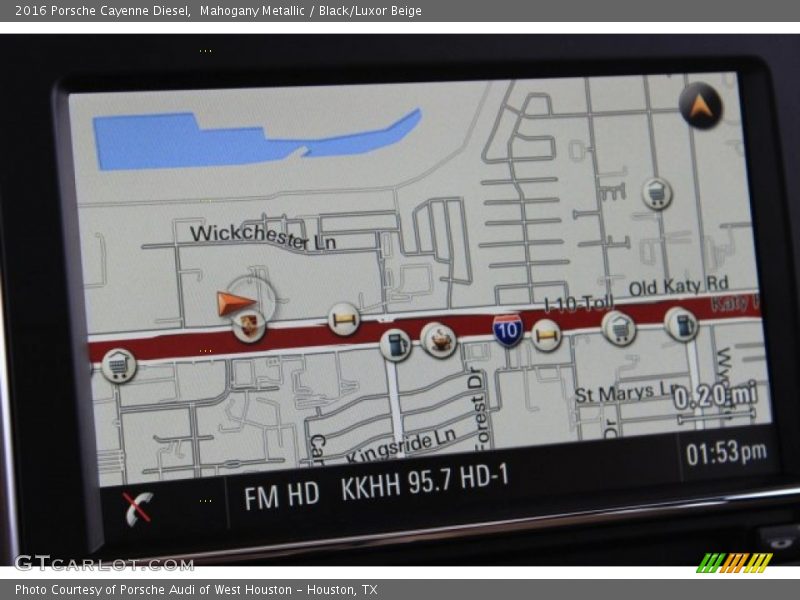 Mahogany Metallic / Black/Luxor Beige 2016 Porsche Cayenne Diesel