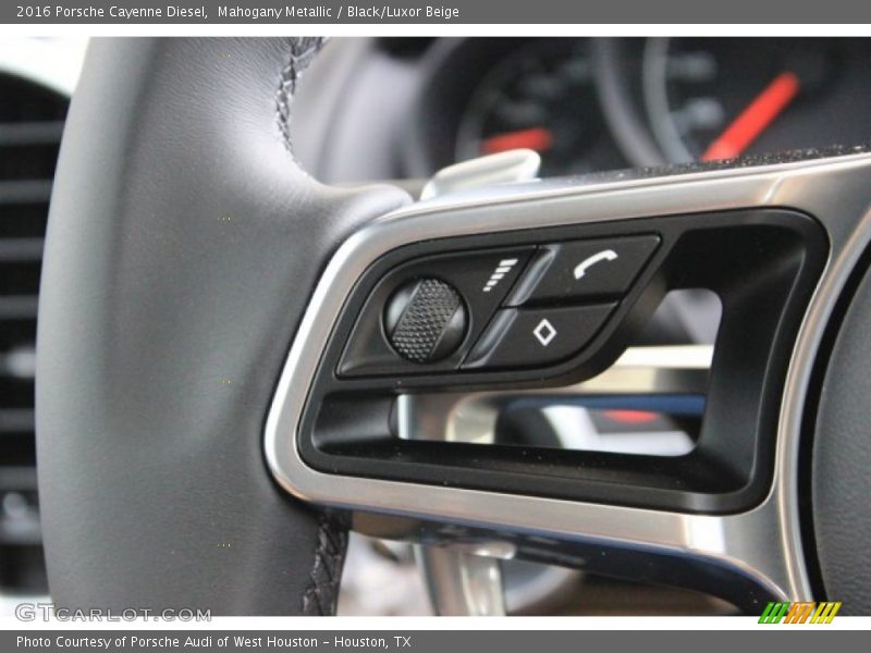 Mahogany Metallic / Black/Luxor Beige 2016 Porsche Cayenne Diesel
