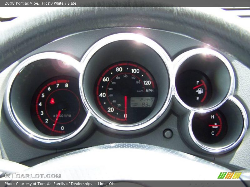 Frosty White / Slate 2008 Pontiac Vibe