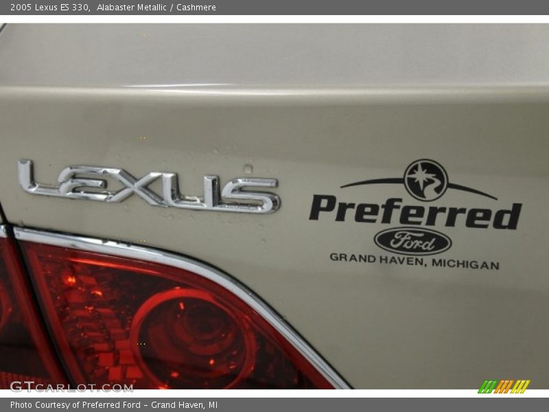 Alabaster Metallic / Cashmere 2005 Lexus ES 330