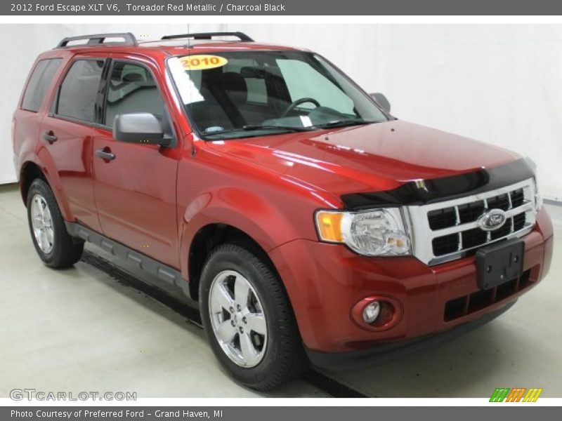 Toreador Red Metallic / Charcoal Black 2012 Ford Escape XLT V6