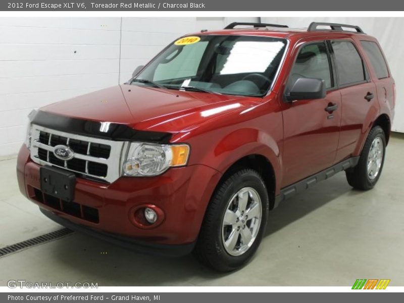 Toreador Red Metallic / Charcoal Black 2012 Ford Escape XLT V6