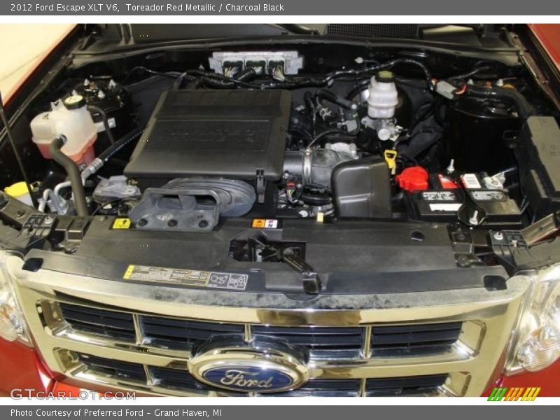 Toreador Red Metallic / Charcoal Black 2012 Ford Escape XLT V6