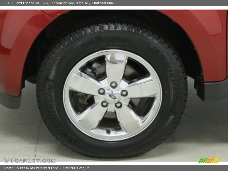 Toreador Red Metallic / Charcoal Black 2012 Ford Escape XLT V6