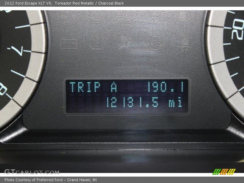 Toreador Red Metallic / Charcoal Black 2012 Ford Escape XLT V6