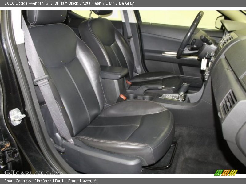 Brilliant Black Crystal Pearl / Dark Slate Gray 2010 Dodge Avenger R/T
