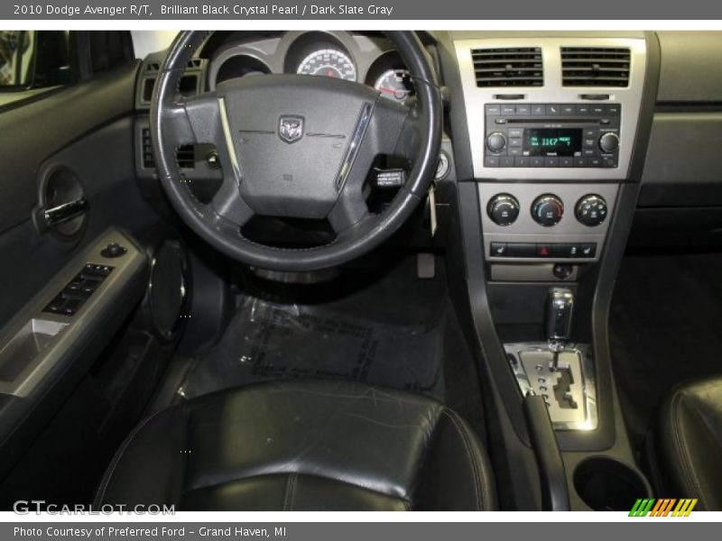 Brilliant Black Crystal Pearl / Dark Slate Gray 2010 Dodge Avenger R/T