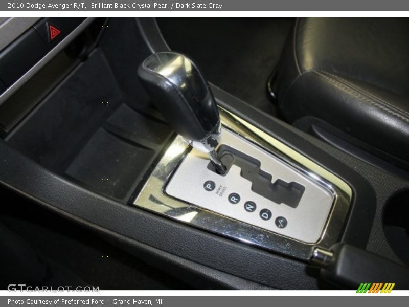 Brilliant Black Crystal Pearl / Dark Slate Gray 2010 Dodge Avenger R/T