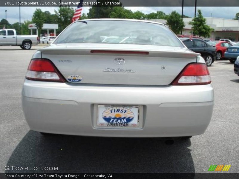 Silverstream Opalescent / Charcoal 2001 Toyota Solara SE Coupe