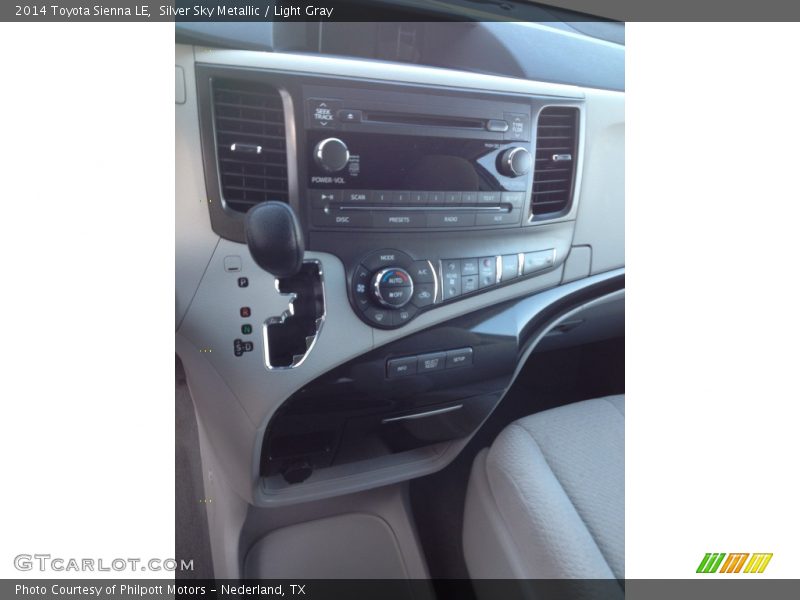Silver Sky Metallic / Light Gray 2014 Toyota Sienna LE