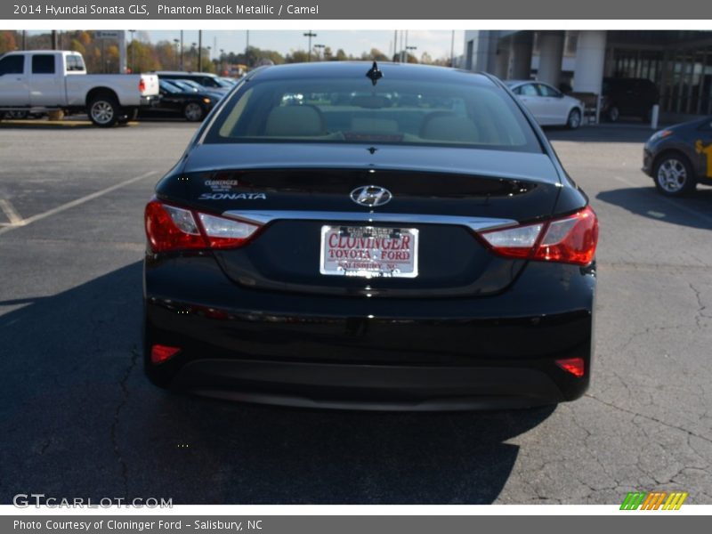 Phantom Black Metallic / Camel 2014 Hyundai Sonata GLS