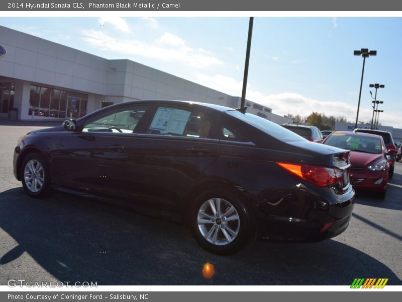 Phantom Black Metallic / Camel 2014 Hyundai Sonata GLS