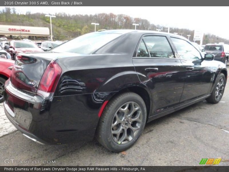 Gloss Black / Black 2016 Chrysler 300 S AWD