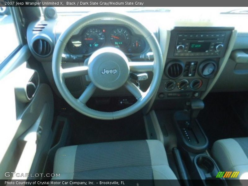 Black / Dark Slate Gray/Medium Slate Gray 2007 Jeep Wrangler Unlimited X