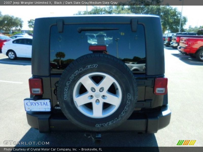 Black / Dark Slate Gray/Medium Slate Gray 2007 Jeep Wrangler Unlimited X
