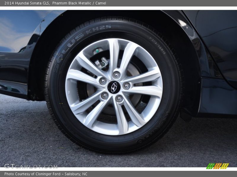 Phantom Black Metallic / Camel 2014 Hyundai Sonata GLS