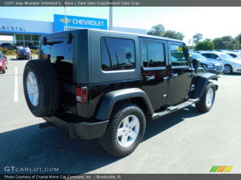 Black / Dark Slate Gray/Medium Slate Gray 2007 Jeep Wrangler Unlimited X