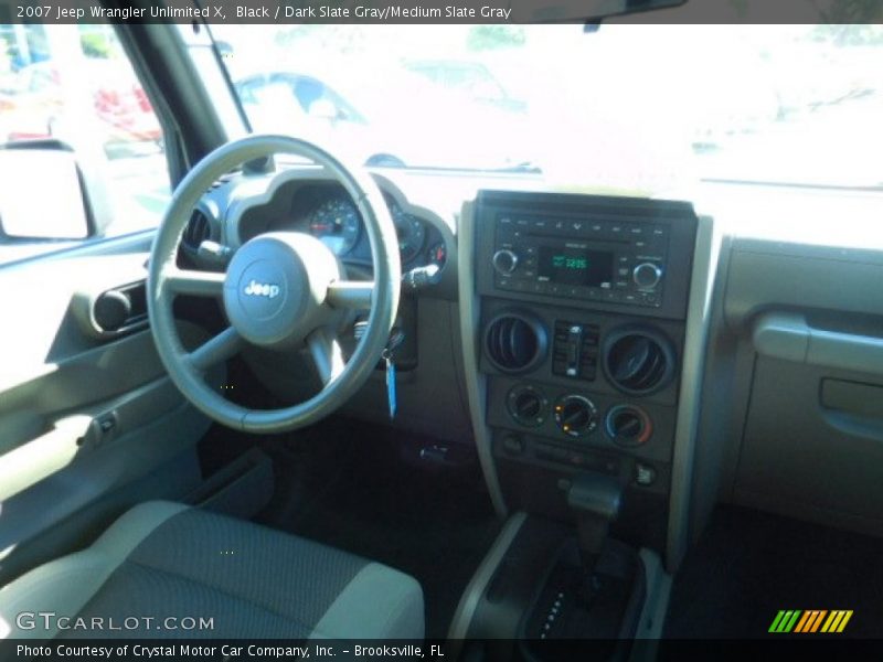 Black / Dark Slate Gray/Medium Slate Gray 2007 Jeep Wrangler Unlimited X