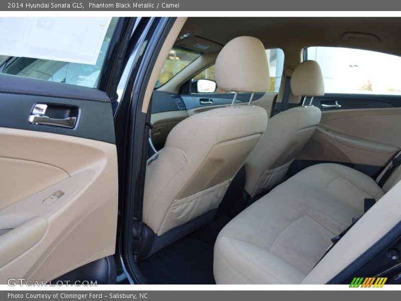 Phantom Black Metallic / Camel 2014 Hyundai Sonata GLS