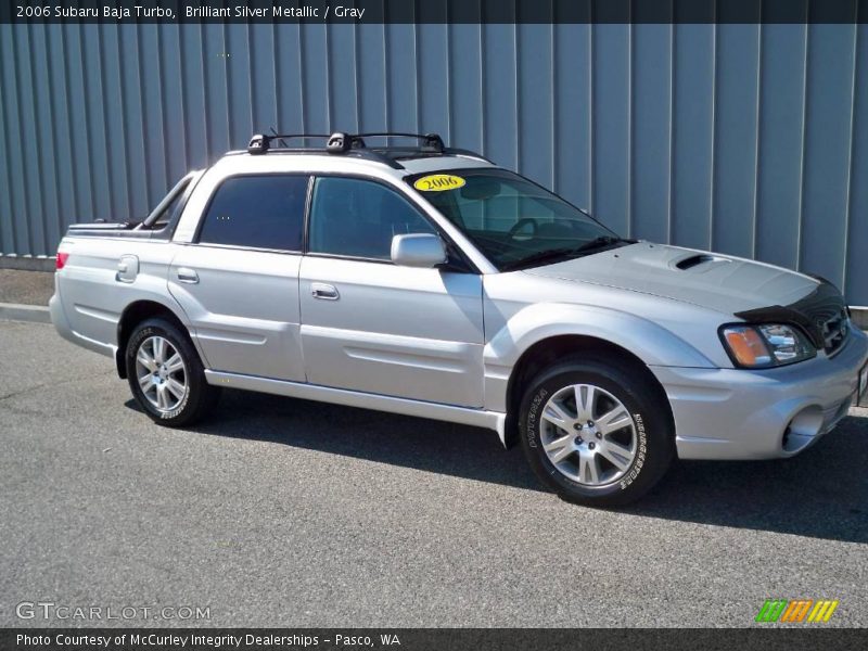 Brilliant Silver Metallic / Gray 2006 Subaru Baja Turbo