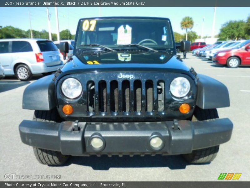 Black / Dark Slate Gray/Medium Slate Gray 2007 Jeep Wrangler Unlimited X