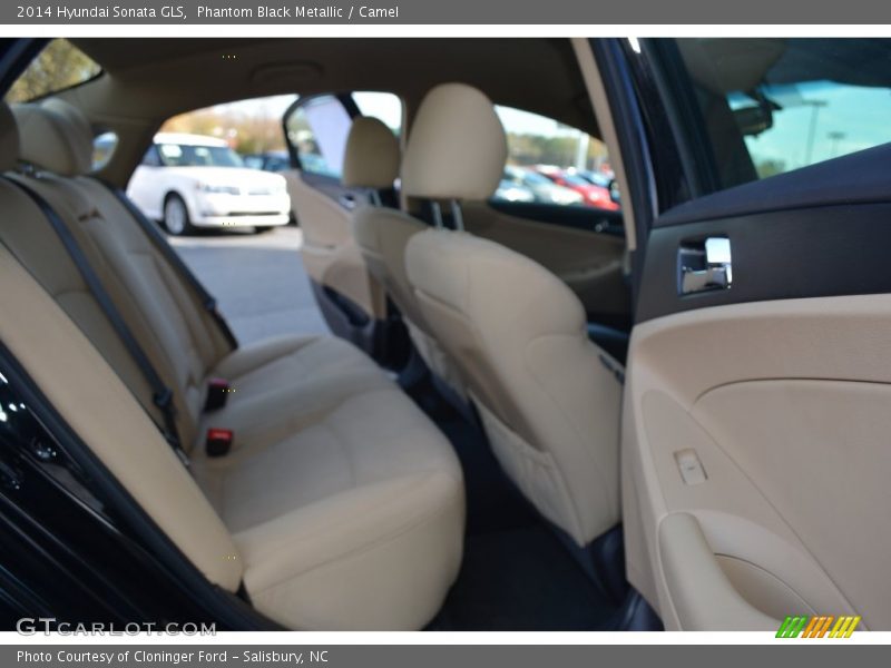 Phantom Black Metallic / Camel 2014 Hyundai Sonata GLS