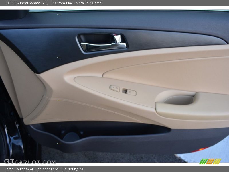 Phantom Black Metallic / Camel 2014 Hyundai Sonata GLS