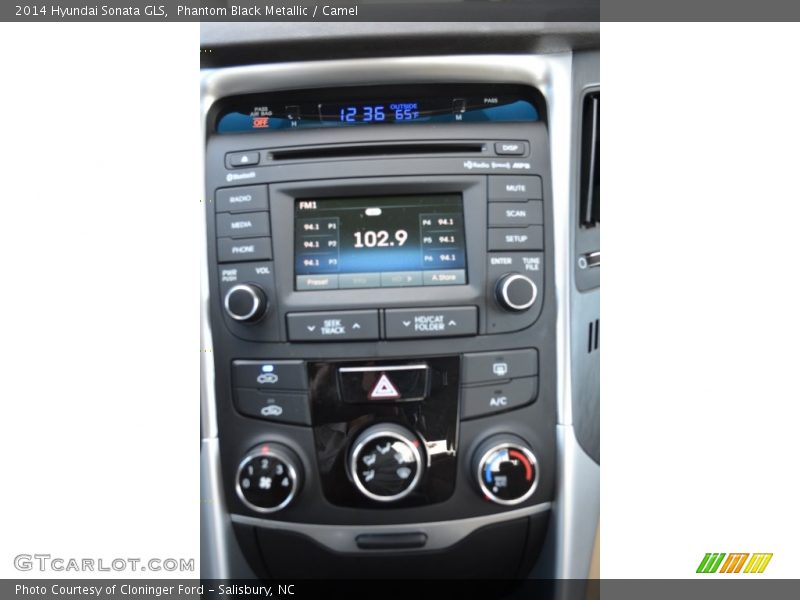 Phantom Black Metallic / Camel 2014 Hyundai Sonata GLS