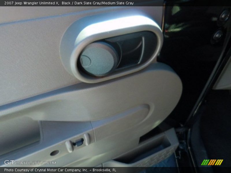 Black / Dark Slate Gray/Medium Slate Gray 2007 Jeep Wrangler Unlimited X