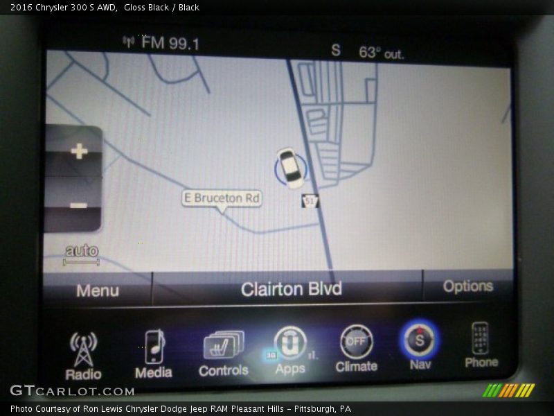 Gloss Black / Black 2016 Chrysler 300 S AWD