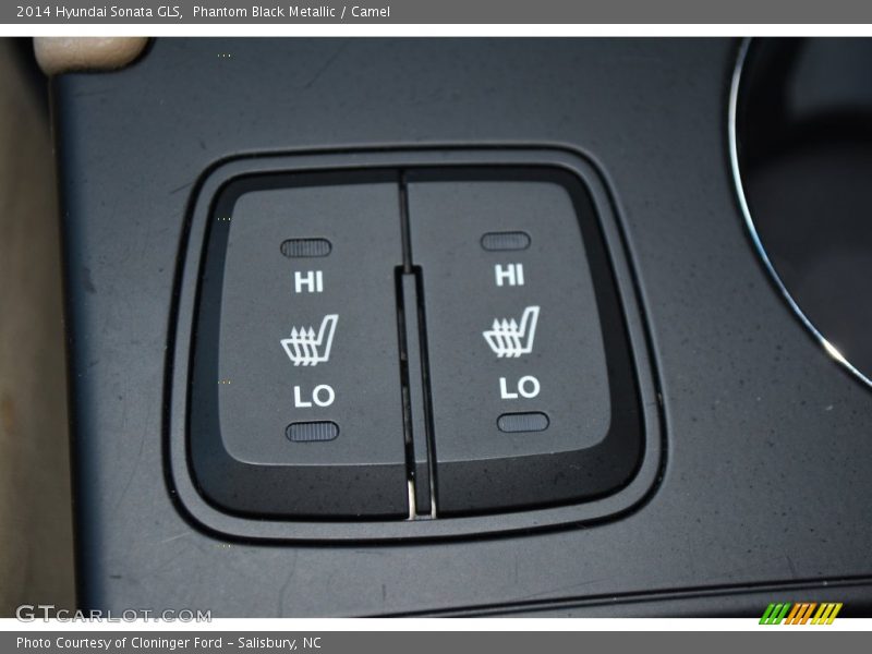 Phantom Black Metallic / Camel 2014 Hyundai Sonata GLS