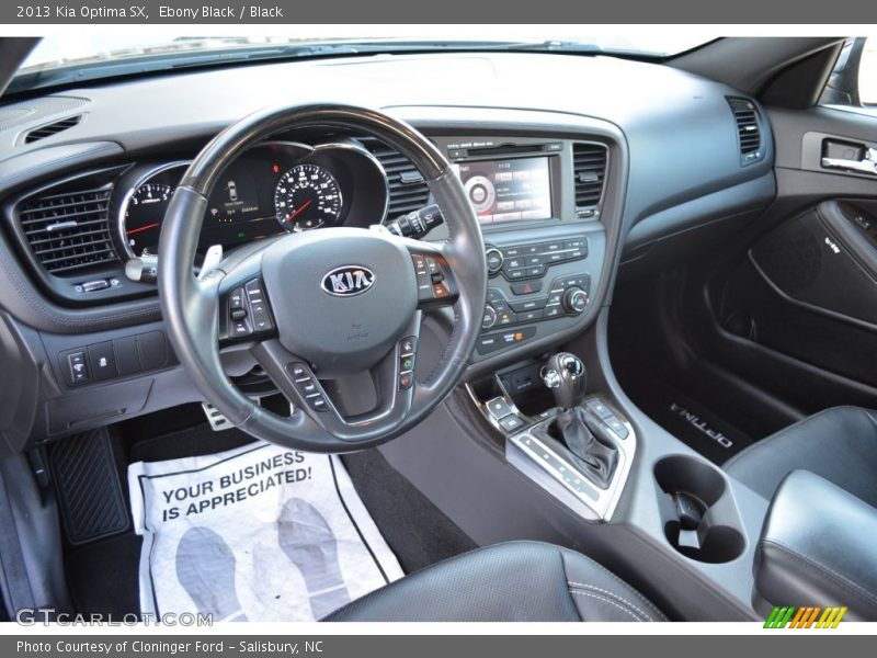 Ebony Black / Black 2013 Kia Optima SX