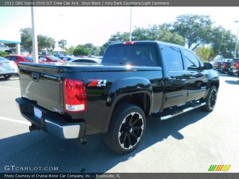 Onyx Black / Very Dark Cashmere/Light Cashmere 2011 GMC Sierra 1500 SLT Crew Cab 4x4