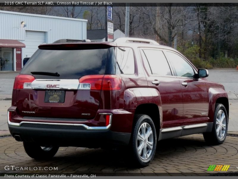 Crimson Red Tintcoat / Jet Black 2016 GMC Terrain SLT AWD