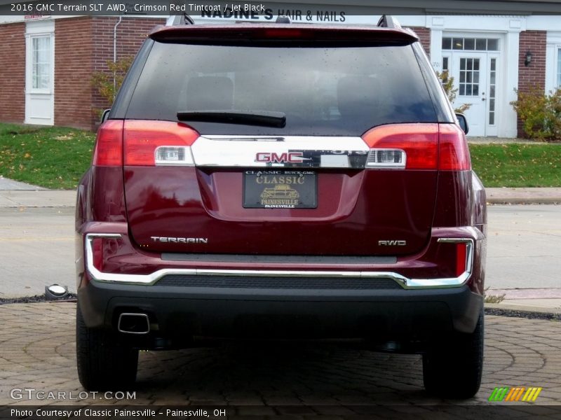 Crimson Red Tintcoat / Jet Black 2016 GMC Terrain SLT AWD