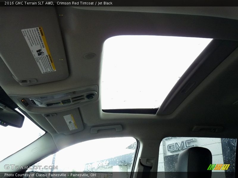 Crimson Red Tintcoat / Jet Black 2016 GMC Terrain SLT AWD