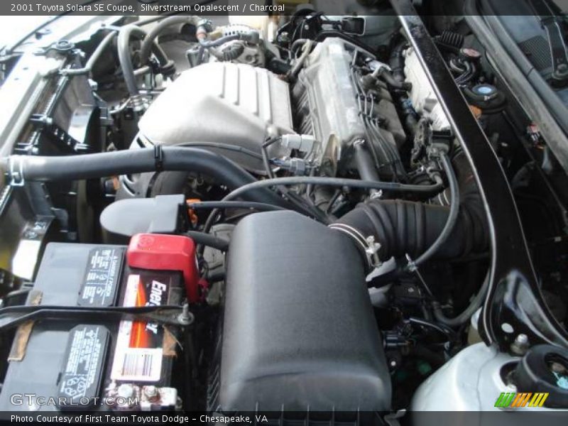 Silverstream Opalescent / Charcoal 2001 Toyota Solara SE Coupe