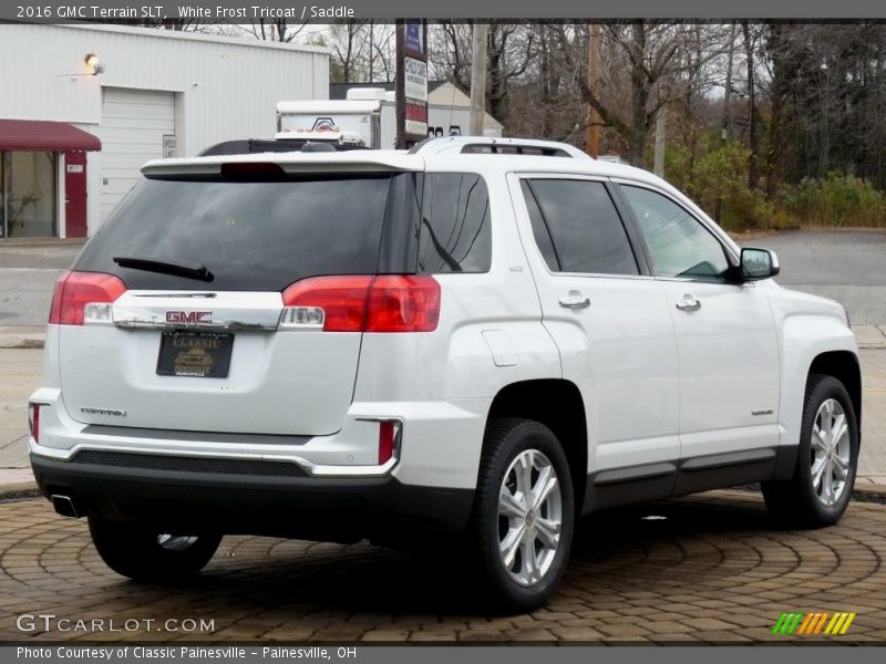 White Frost Tricoat / Saddle 2016 GMC Terrain SLT