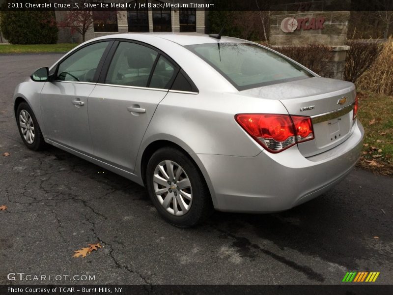 Silver Ice Metallic / Jet Black/Medium Titanium 2011 Chevrolet Cruze LS