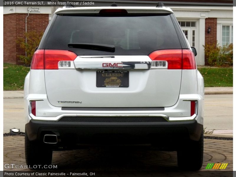 White Frost Tricoat / Saddle 2016 GMC Terrain SLT