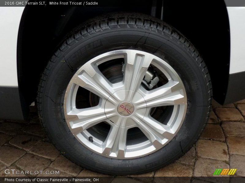 White Frost Tricoat / Saddle 2016 GMC Terrain SLT