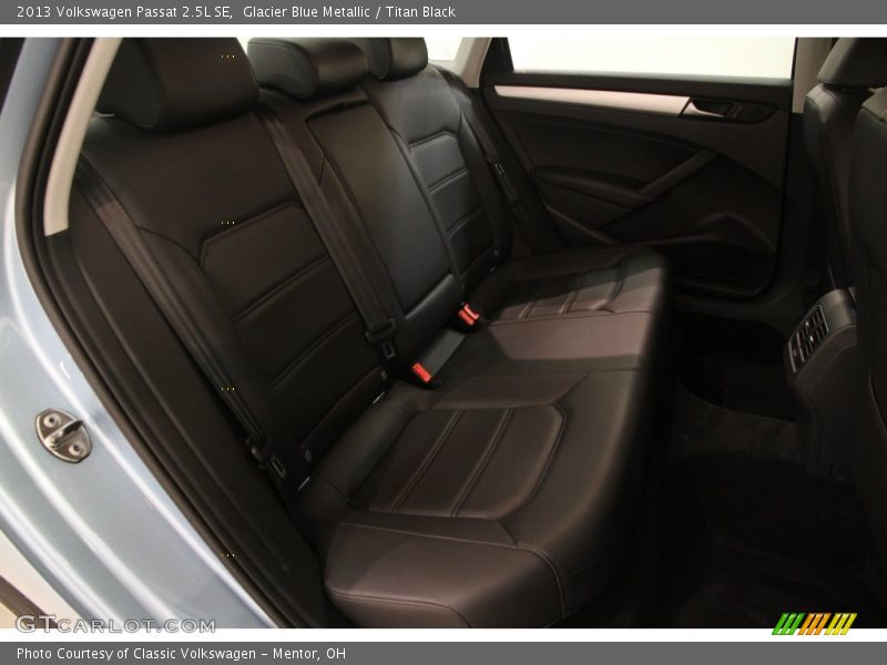Glacier Blue Metallic / Titan Black 2013 Volkswagen Passat 2.5L SE